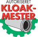 Autoriseret Kloakmester logo med grønt tandhjul