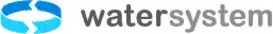 Watersystem logo med blå ikon